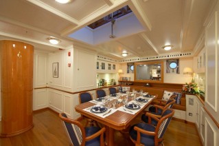 Sailing yacht Germania Nova -  Dining Area